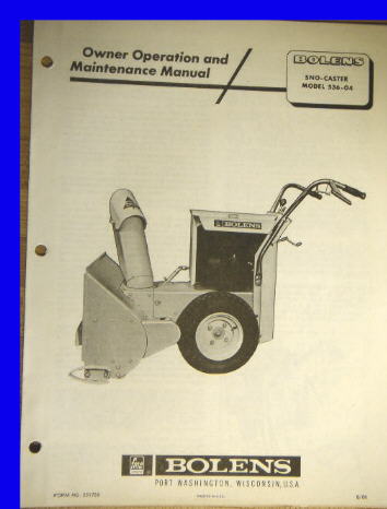 ihc operators manual 46 baler 1962