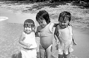 Maria with Twins, Brenda and Neli