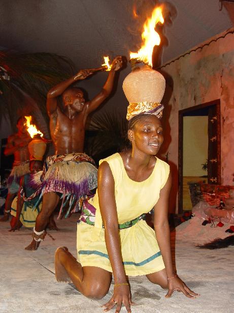 Performance By SIMBA THEATRE GROUP, FIRE DANCE