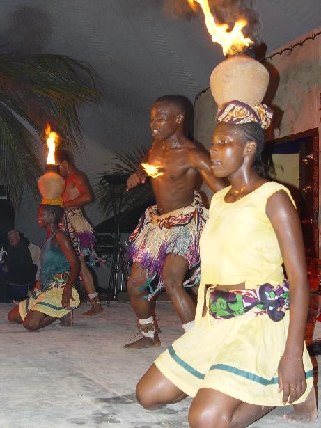 Performance By SIMBA THEATRE GROUP, FIRE DANCE