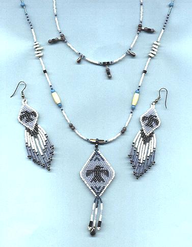 Eagle double set *Hematite*