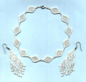 white choker set