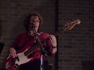 Janice plays Bass