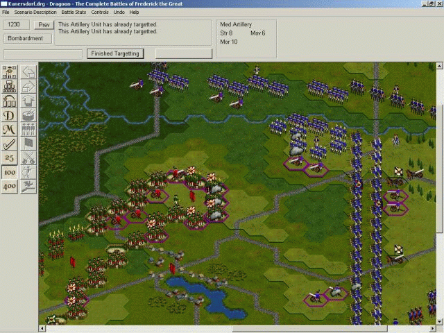 The Prussians take on a combined Austro-Russian army at the Battle of Kunersdorf, August 12, 1759.
