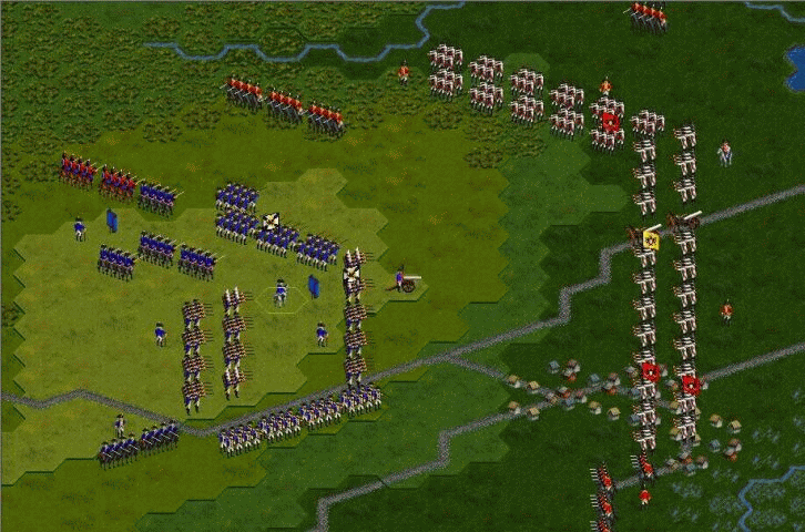 Frederick the Great leads his army against the Austrians at the Battle of Liegnitz, August 15, 1760.