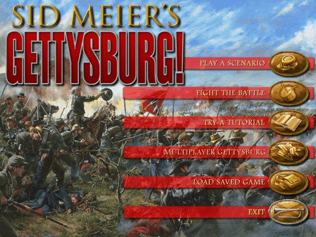 The main menu - choose an option.