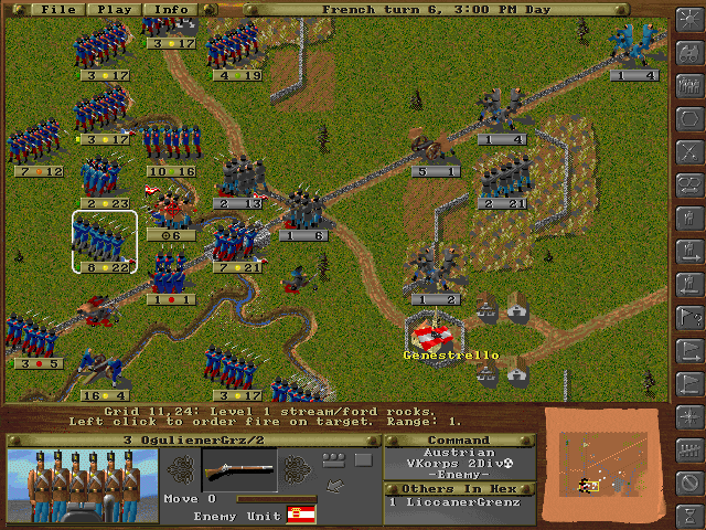 A battle from the Franco-Austrian War of 1859:&nbsp; French forces attack Austrian troops in Northern Italy.