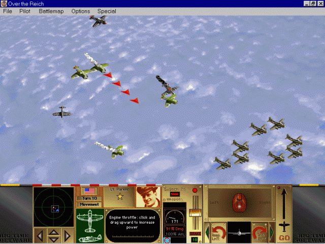 Air battle over Germany