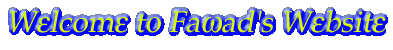 Welcome to Fawad's Website