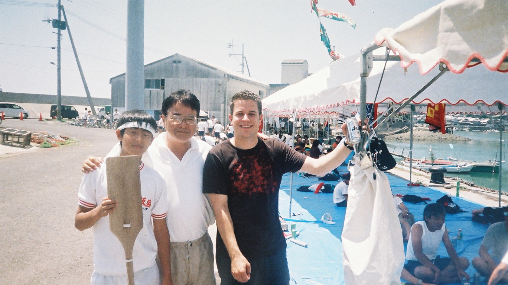 A student, Ushiroda-san (my supervisor), and Dale, my predecessor