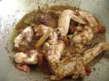 Add ginger, garlic and green chilies