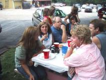 Terri Reynolds, Brenda Andrews, Steve Adams, Kelly Bruchs, Mike Morgan and Wife