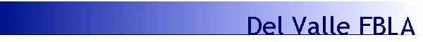 Del Valle FBLA