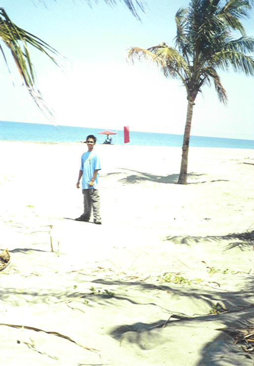 Beach found at the back of the fort.