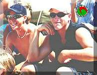 1999/2000 Vice Captain Bruce Moore & Roy Ritson enjoying the event. Click to enlarge.