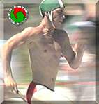 1998 Blouberg - Bruce sprinting. Click to enlarge