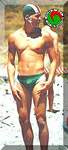 Bryn Edwards during a comp at Blouberg 1998. Click to enlarge.