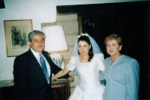 My sister Fabiola's wedding Mexico City Nov.96