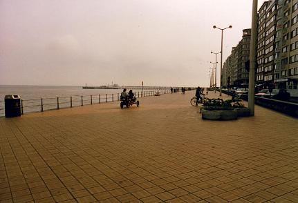  Oostende walkway, my only picture of Belgium