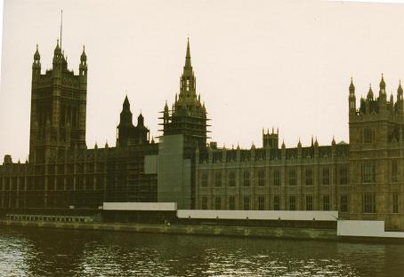 The House of Parlament
being renovated in 1985