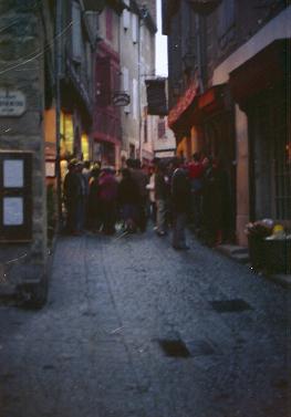  People in Carcassonne, France