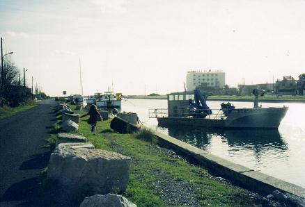  Boats and Nadia near Perpignan