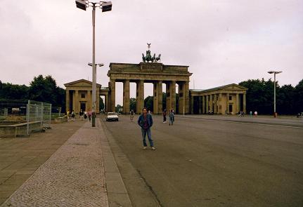 The famous Brandenburger gate 