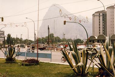 The rock seen from a distance