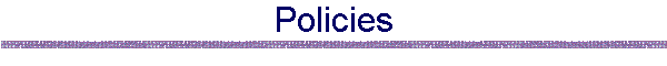 Policies