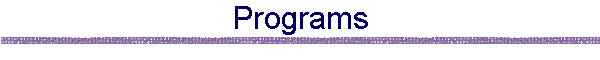 Programs