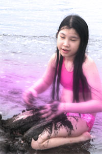 FCFISC Skater doing a solo spotlight on the sandy shore of Nasugbu, Batangas.