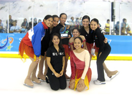 FCFISC Skaters Evamei, Irene, Erwin and teammates win Skate Asia 2007 Synchro Event.