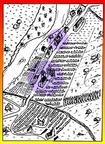 The hospital and the San Giovanni Battista Decollato's church