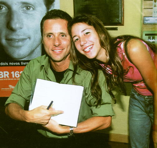 Tony com a filha Nina