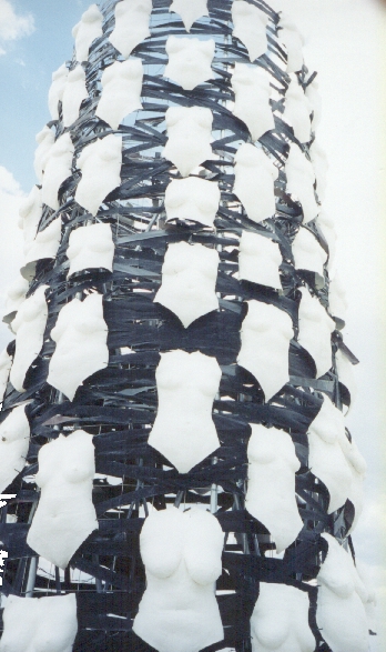 Plaster Torso Tower