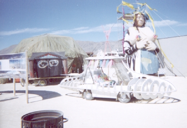 Ray Car And Tall Lady