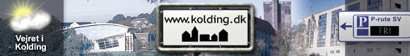 A primeira cidade em que fiquei na Dinamarca - Kolding.