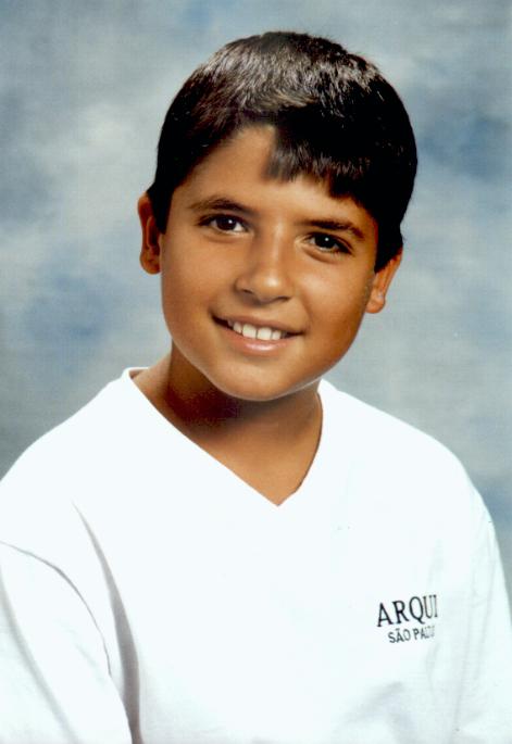 See my little brother, Felippe, 10