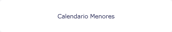 Calendario Menores