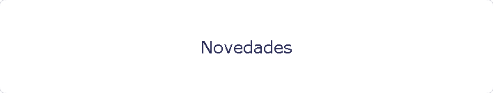 Novedades