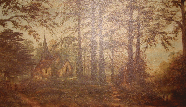 Trees around St Michaels at Bulley