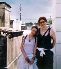 Felix and Ana in a New Orleans Cemetary...