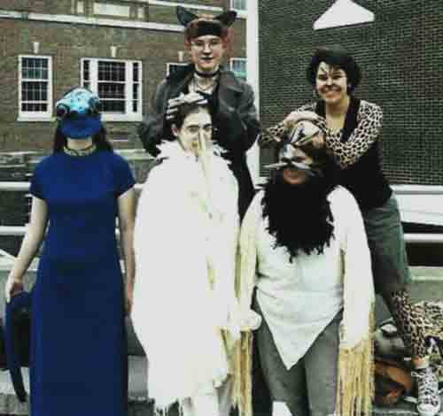 This was "Animal Day", one of the first and best theme days!