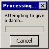 Processing not giving a damn