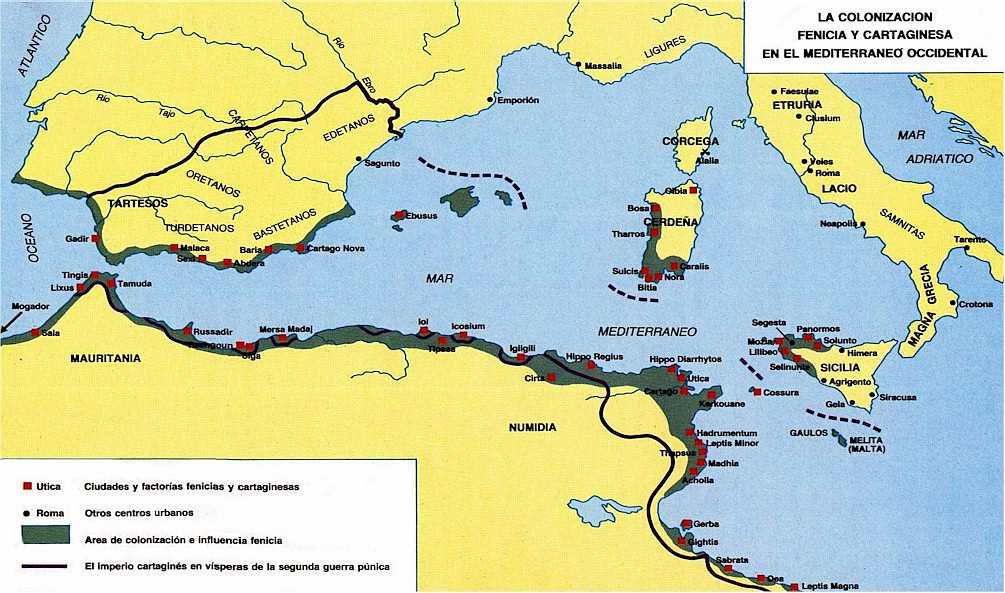 Colonizaci�n del mediterraneo occidental