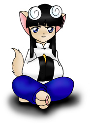 I am Mousse. Pray tell, have you seen Shampoo around? Or that effeminate scoundrel Ranma?