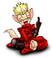 Love and peace, nya! ^_^ I'm Vash-kitty.
