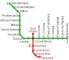Mapa de Estaciones del Metro