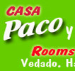 Accommodation Havana, family house Paco y Mercy