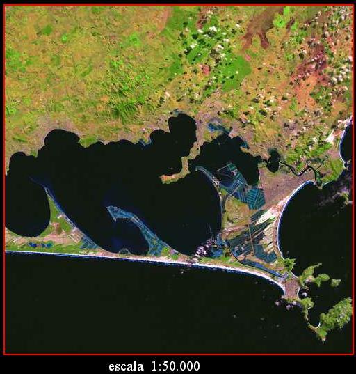 Cabo Frio vista do espa�o
